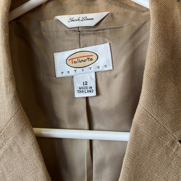 Talbots Irish Linen Suit Jacket - Picture 3 of 3